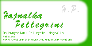 hajnalka pellegrini business card